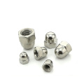 M8 Stainless steel 304 316 dome nut din917 Hexagon dome Nuts,Low Type White zinc-plated